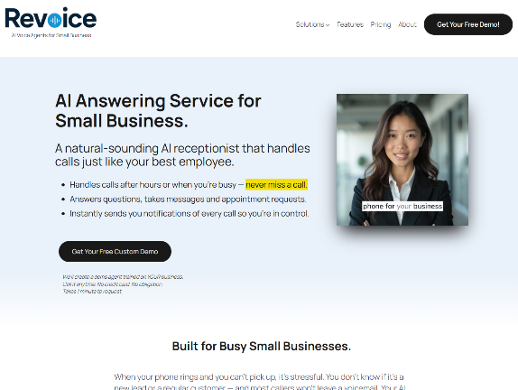 AI Answering Service for Small Business image